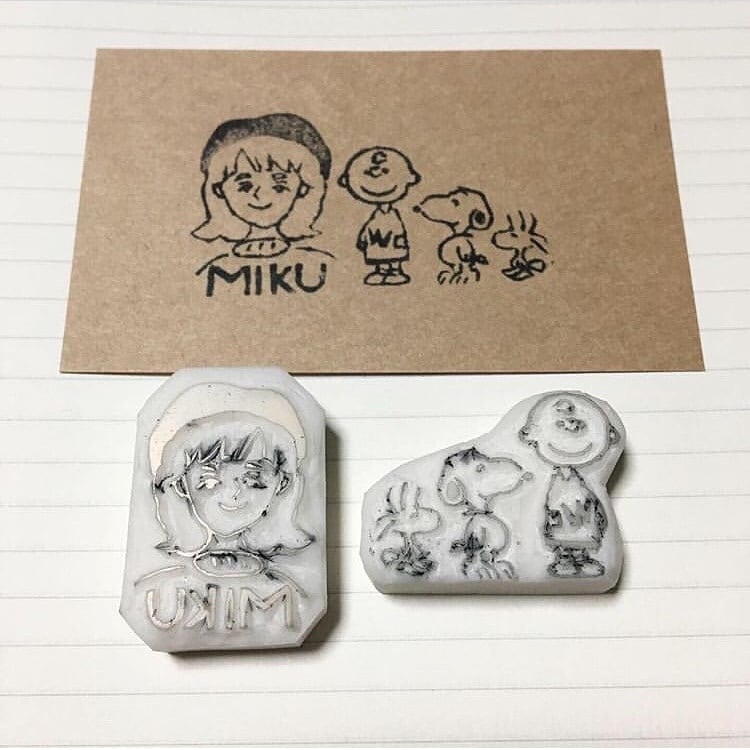 消しゴムはんこ作ります お名前はんこ、ロゴ、キャラクターご希望にお応えします。 イメージ6