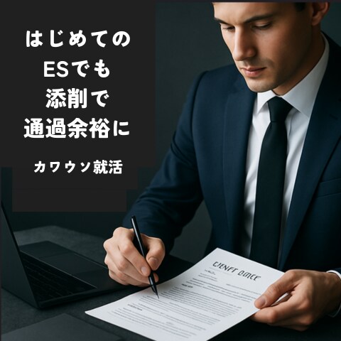 添削のみ　あなたのESを勝てるように添削します はじめてのESでも綺麗なESに直してます イメージ1