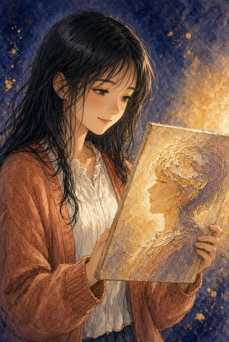 運命の人の容姿を油絵イラストで鑑定します その顔に惹かれる理由が、あなたの中にあります イメージ9