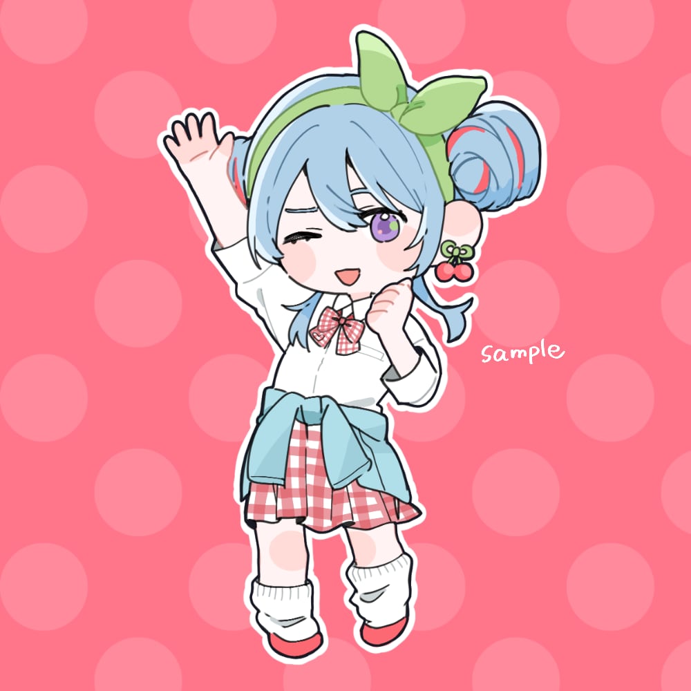 ふんわりかわいいミニキャライラスト描きます 商用利用料込みの料金です◎ポップ・水彩風が得意 イメージ6