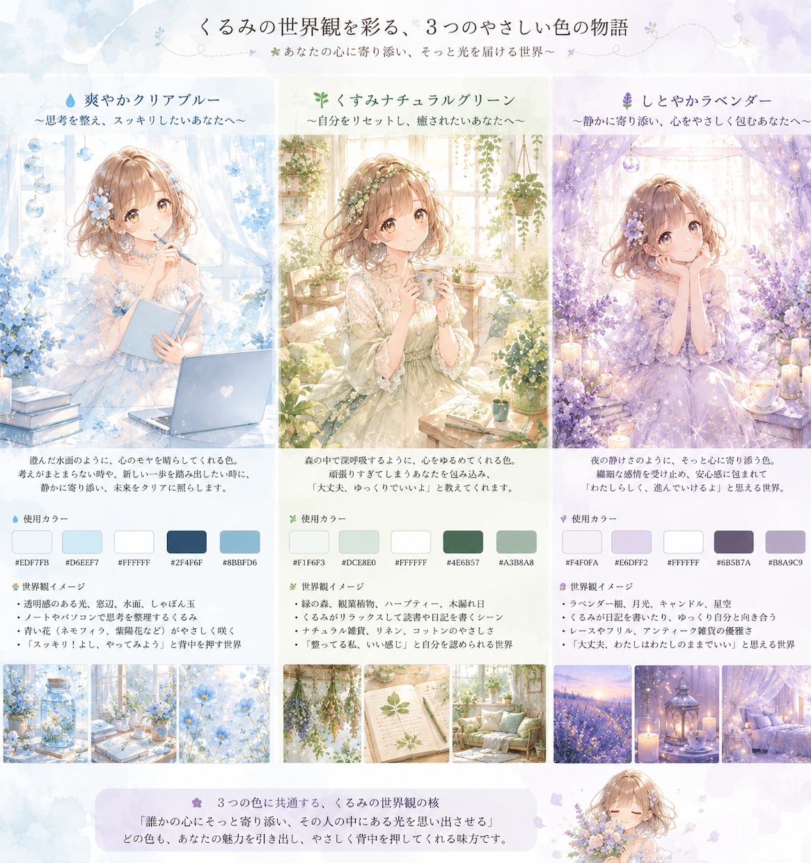 あなたの魅力を発掘し世界観と言葉に紡ぎます あなたの想いをあなただけの言葉と世界観に紡ぎカタチにします イメージ2