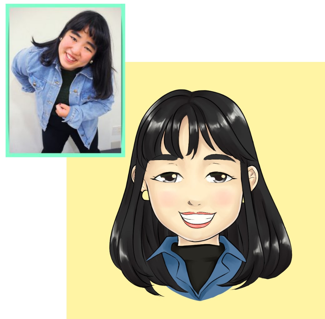 120％美人化した可愛い似顔絵描きます アイコンやプロフィール画像に！詐欺似顔絵はじめませんか？ イメージ1