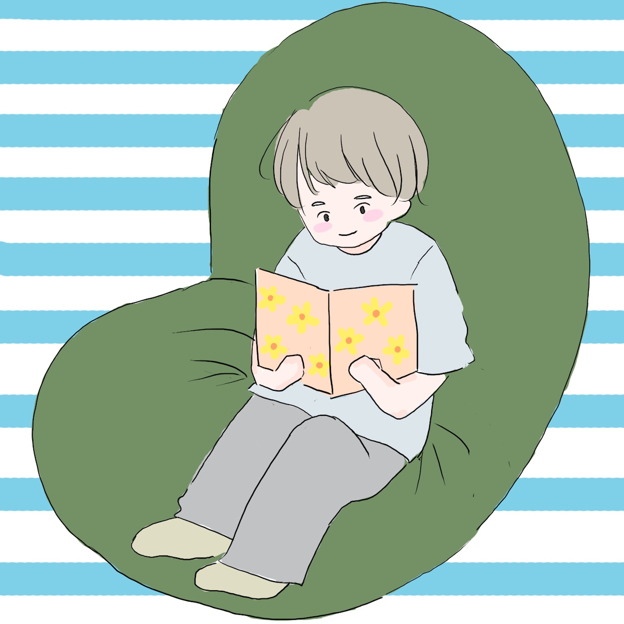 可愛くてポップなアイコンを作成いたします あなたのプロフィールを明るいタッチのイラストで彩ります！ イメージ3