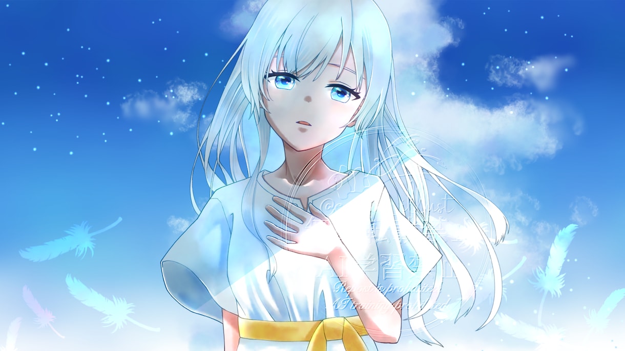 歌ってみたのサムネイル・MVイラストお描きします 水彩風のイラストで魅力的なMV制作をサポートします！ イメージ3