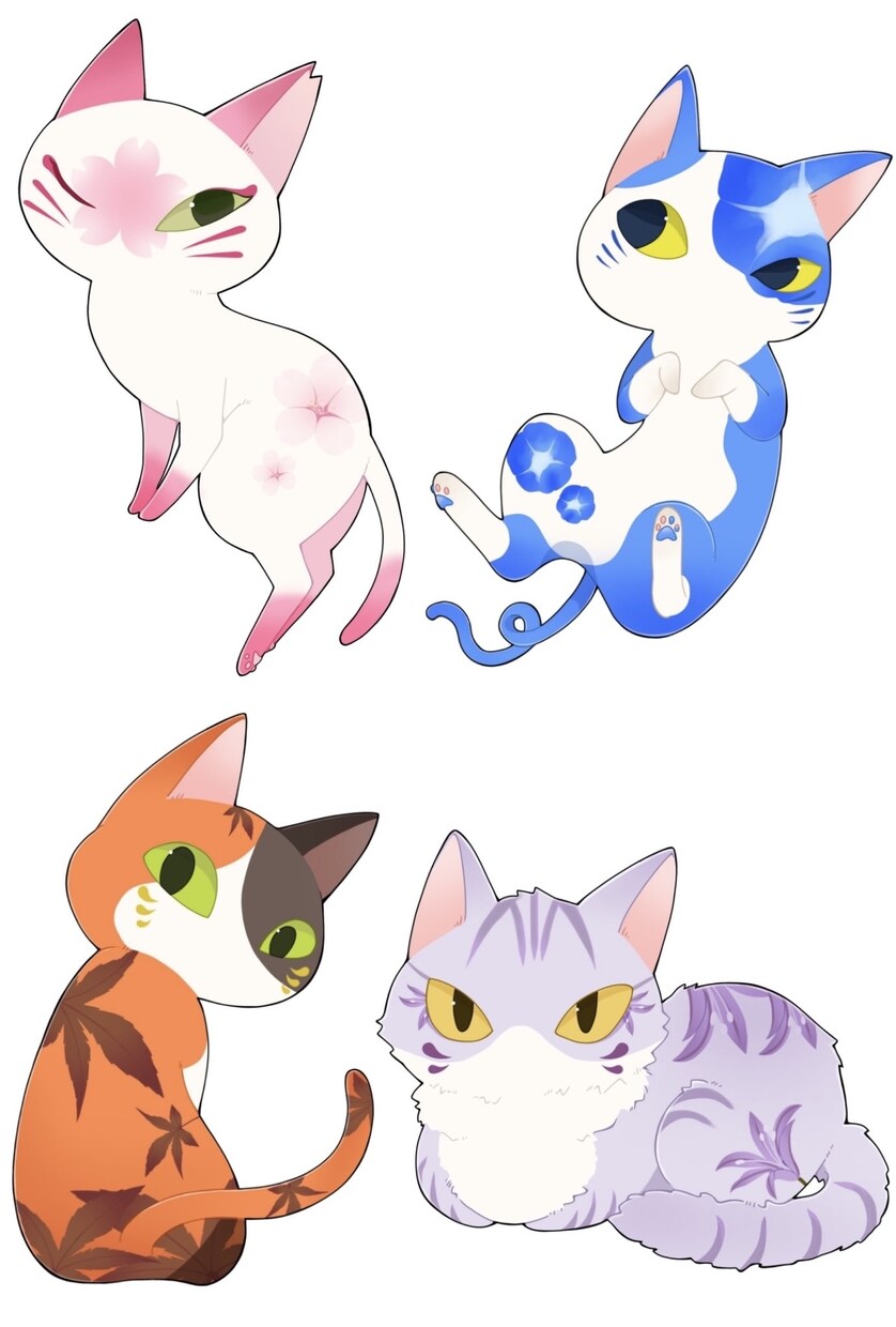 猫ちゃんのイラストお描きします 〜猫ちゃん好きのためのイラスト〜ラフ修正制限なしです イメージ8