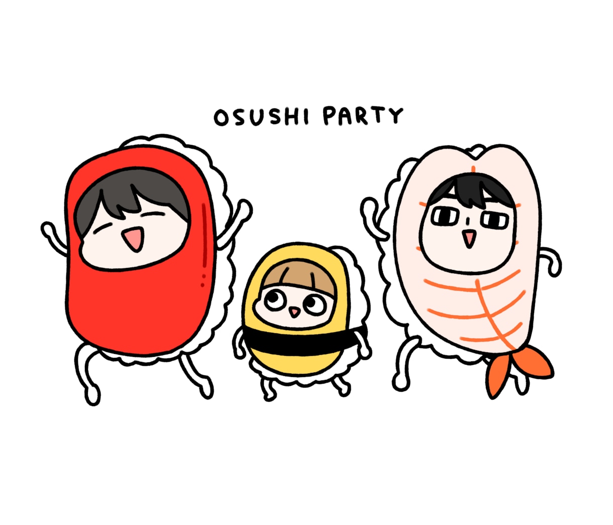 ポップな似顔絵描きます ちょっとヘンテコでかわいい似顔絵が好きな方へ イメージ1