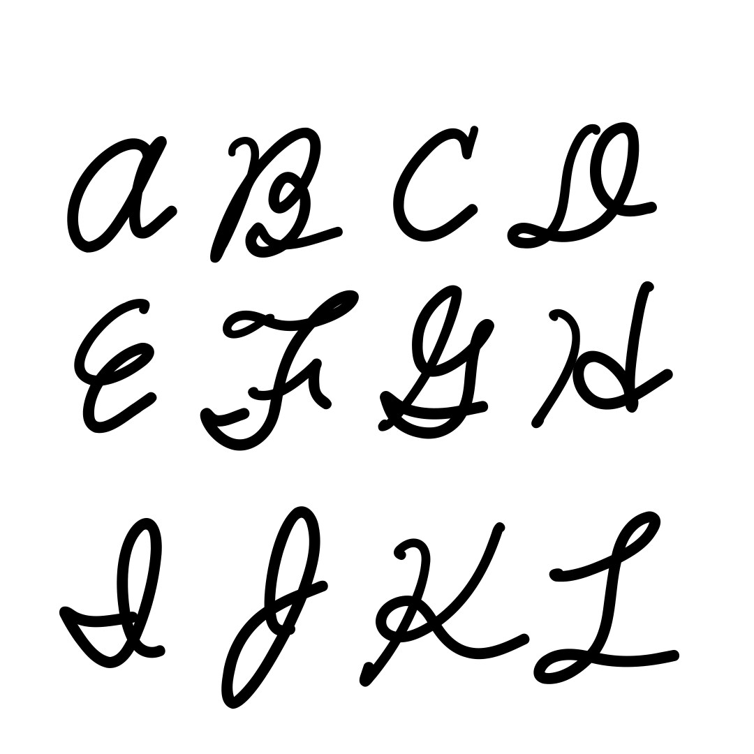 おしゃれな手書きの筆記体を書きます 手書き文字 筆記体をこなれた感じで書きます！ イメージ1