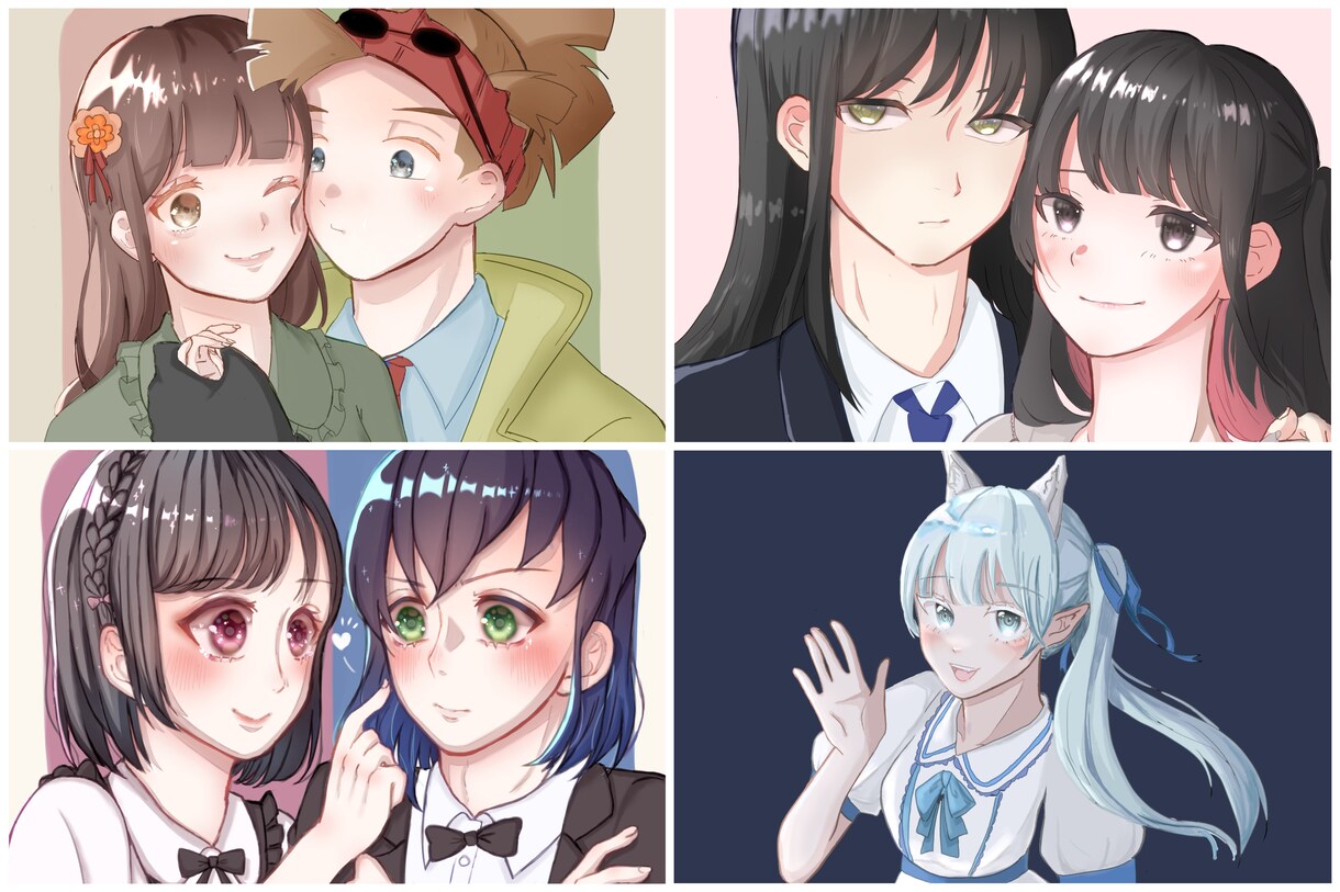 アイコン、イラストオーダー承ります 依頼受注経験有/低価格高クオリティなイラストをお求めの方に イメージ3