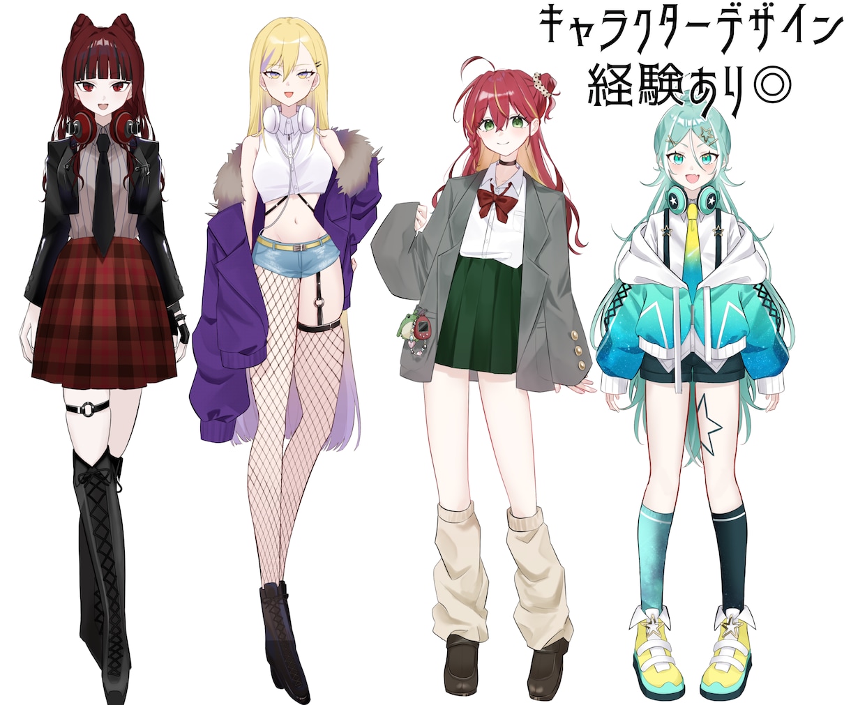 商用◎活動者向けイラスト・立ち絵などを描きます サムネイル、IRIAM、SNS等利用可能。 イメージ4