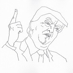線画で似顔絵を描きます SNSのアイコン等でご活用頂けます。 イメージ2