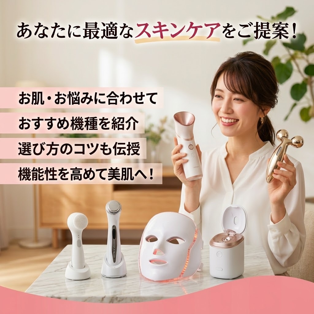 元美容部員が美容家電選びをお手伝いします 15年の美容部員経験を活かして最適な一台をご提案 イメージ1