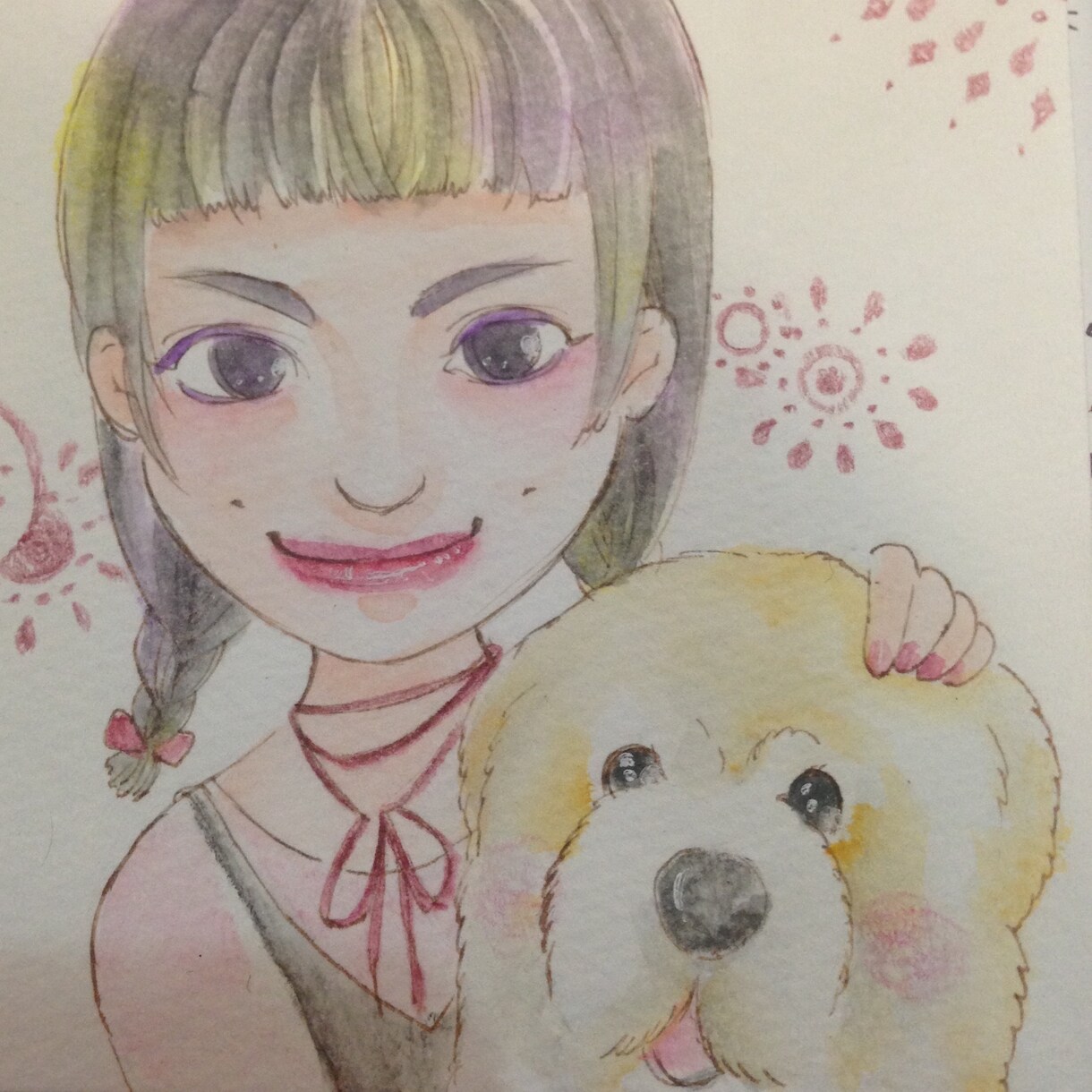 水彩でカラフルなアイコン描きます 人とは違うアイコンで自分らしさをアピールしたい方へ！ イメージ1