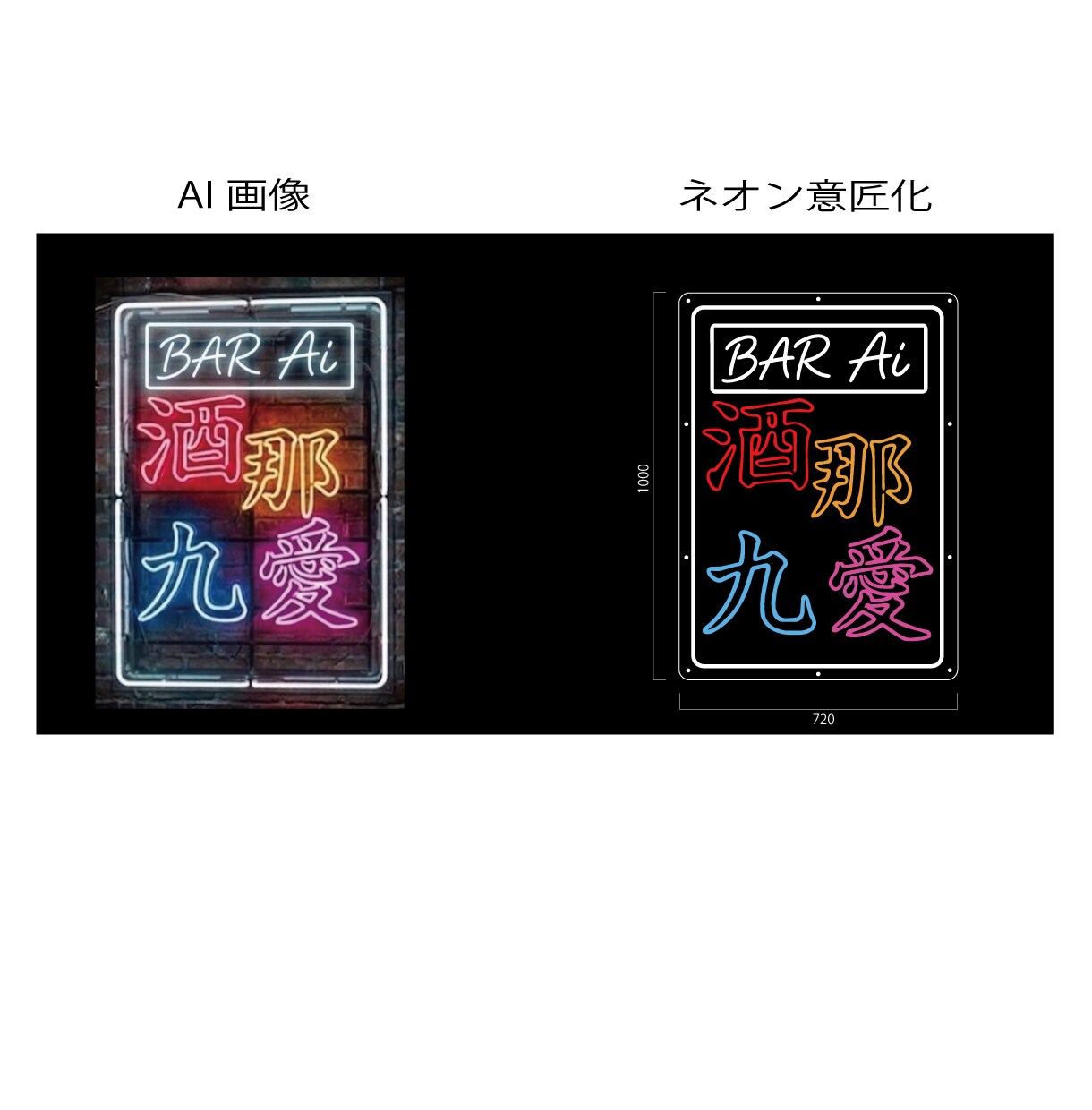 ネオン文字の費用、ざっくり教えます 見積もり不要。相場感だけ。サクッと確認できます イメージ1