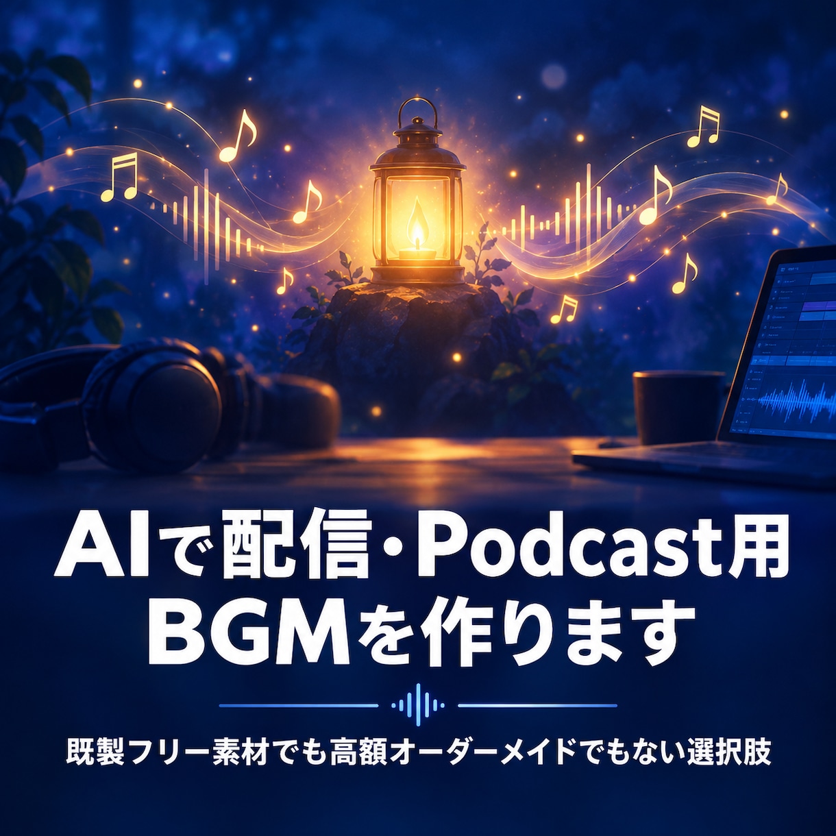 あなただけのオリジナルBGM・テーマ曲を作ります 既製フリー素材でも高額オーダーメイドでもない選択肢 イメージ1