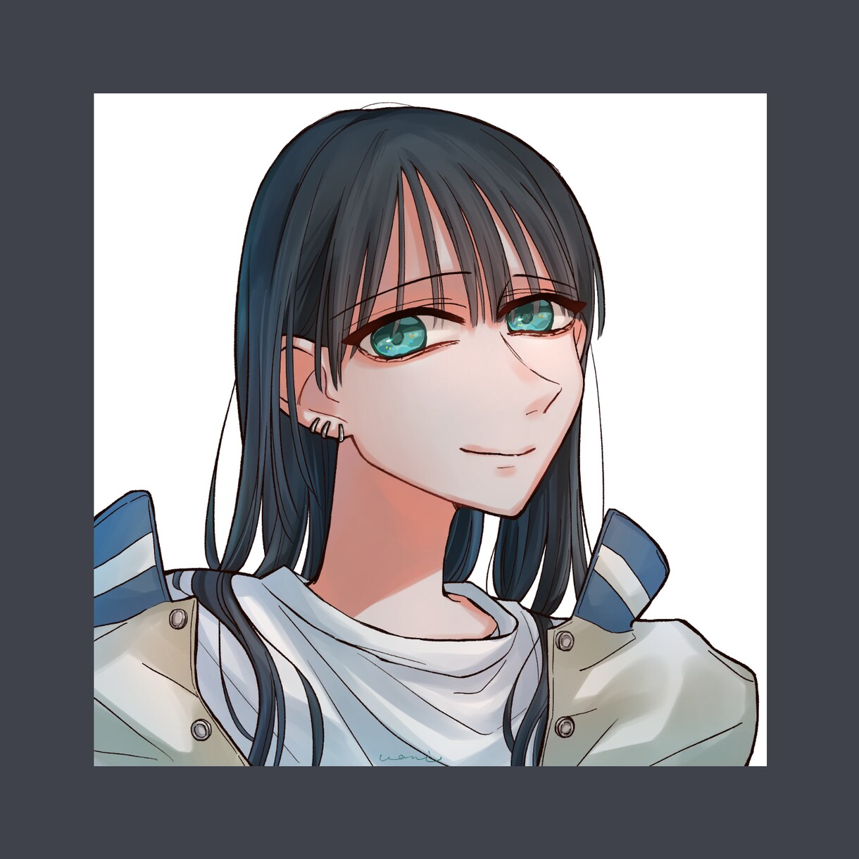 リアルでお洒落な今風アイコンお描きします SNSアイコンにおすすめの目を惹くイラスト イメージ4