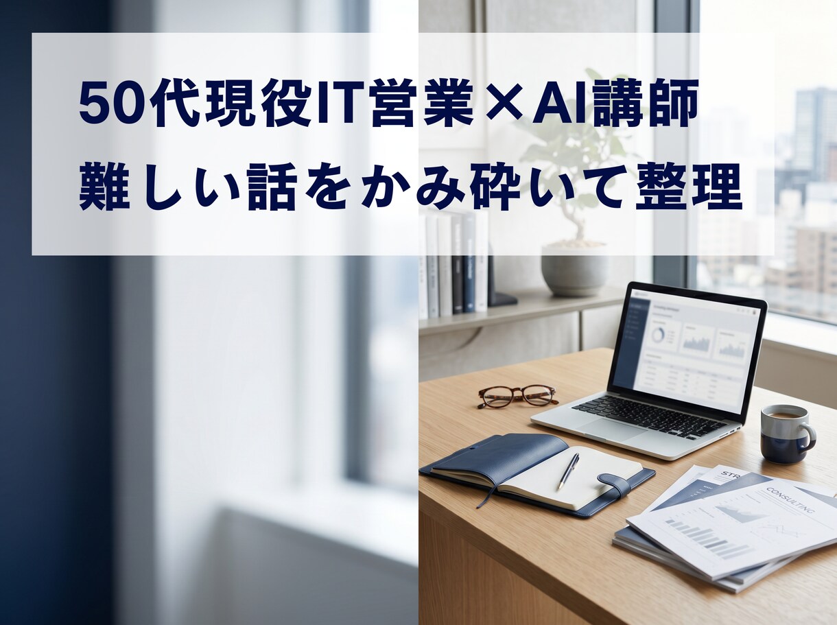 AI活用の壁打ち相談します 初心者でも仕事で使える形に整理 イメージ5