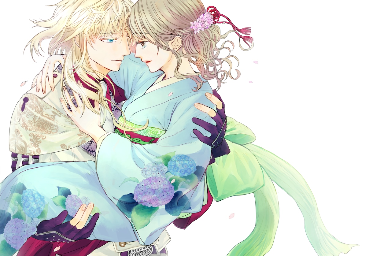 表紙等で繊細なイラストを制作を丁寧にします イラストのみからまるごとデザインまで丁寧に相談に乗ります イメージ2
