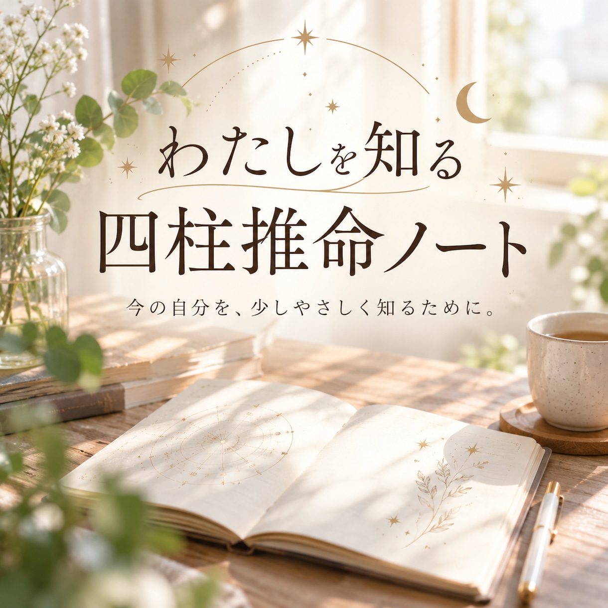 四柱推命で「今のわたし」を知るミニ鑑定をします 自分でも気づいていない魅力や心の癖を、やさしく読み解きます イメージ1