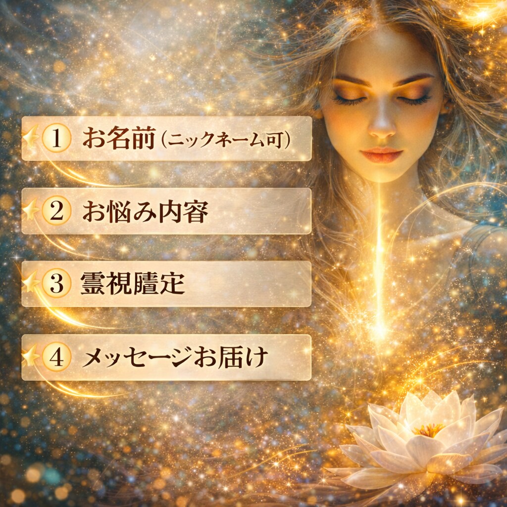 生まれ持った霊能力であなたの守護神の声を霊視します あなたの今世の使命・天命・宿命・運命・守護神様の言葉伝えます イメージ4