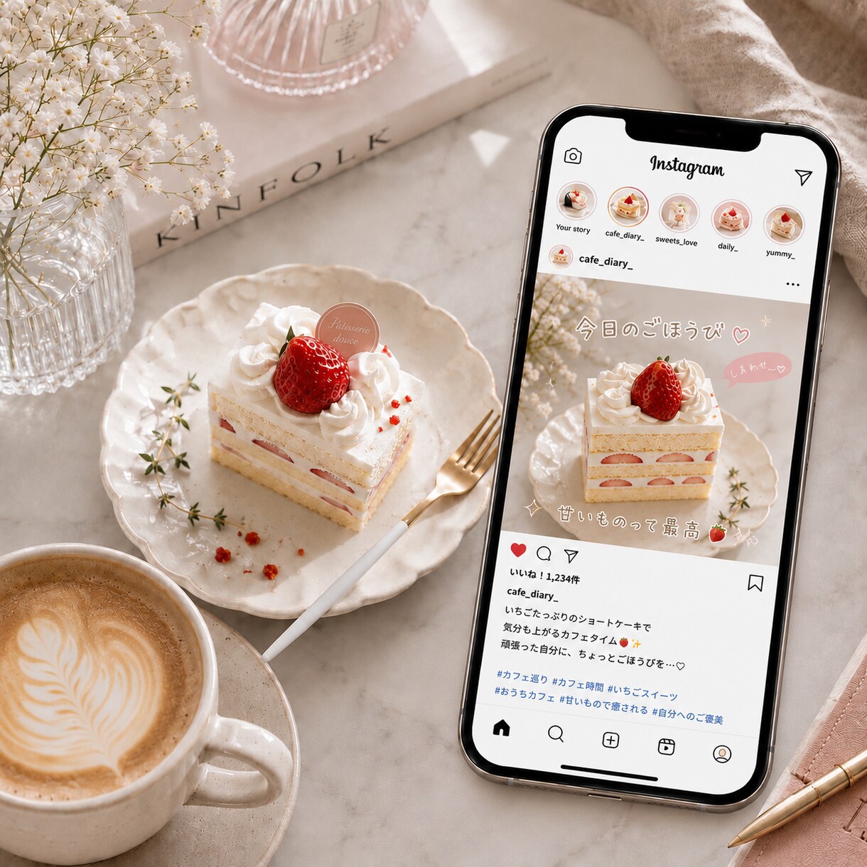 インスタの投稿文を作ります 写真を送るだけ♡投稿文・ハッシュタグを作成 イメージ2
