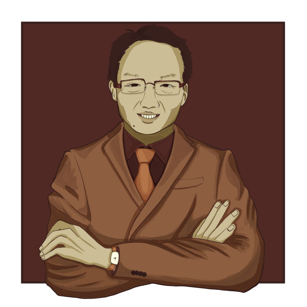 エモい似顔絵描きます SNSのアイコンや名刺用の挿絵に大活躍！ イメージ2