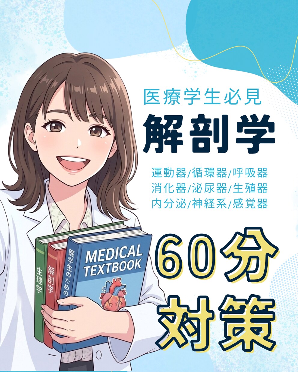 医療系学生のための解剖学！分かるまで寄り添います 現役教員×元塾長が徹底サポート！【顔出しなしOK】 イメージ1