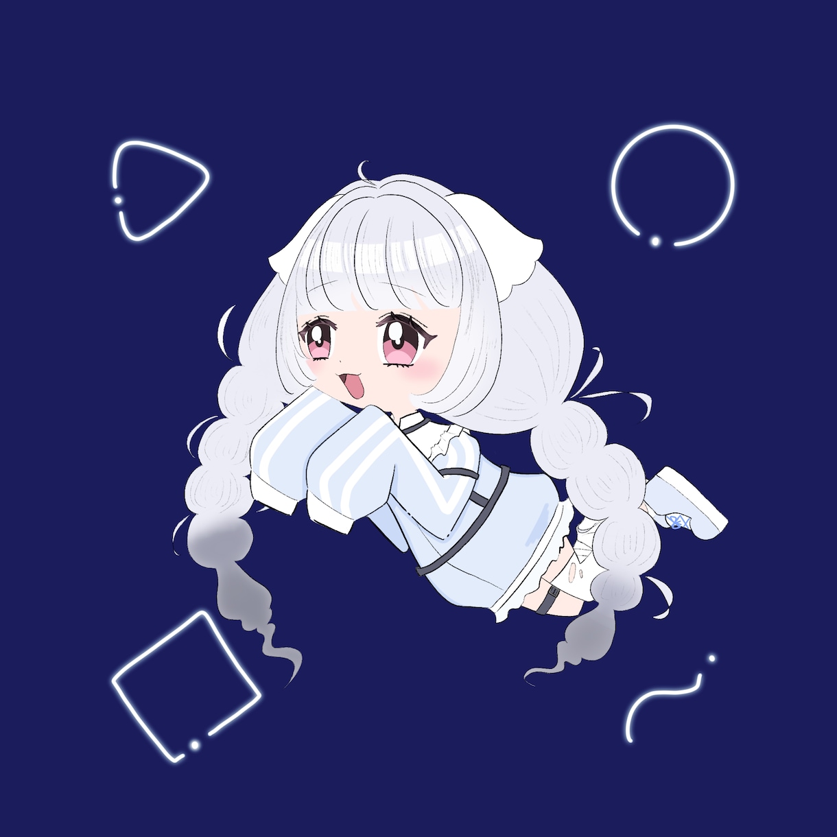 VTuberさん必見！ 可愛いSDイラスト描きます SNS用アイコンやグッズ利用等幅広く対応しております！ イメージ2