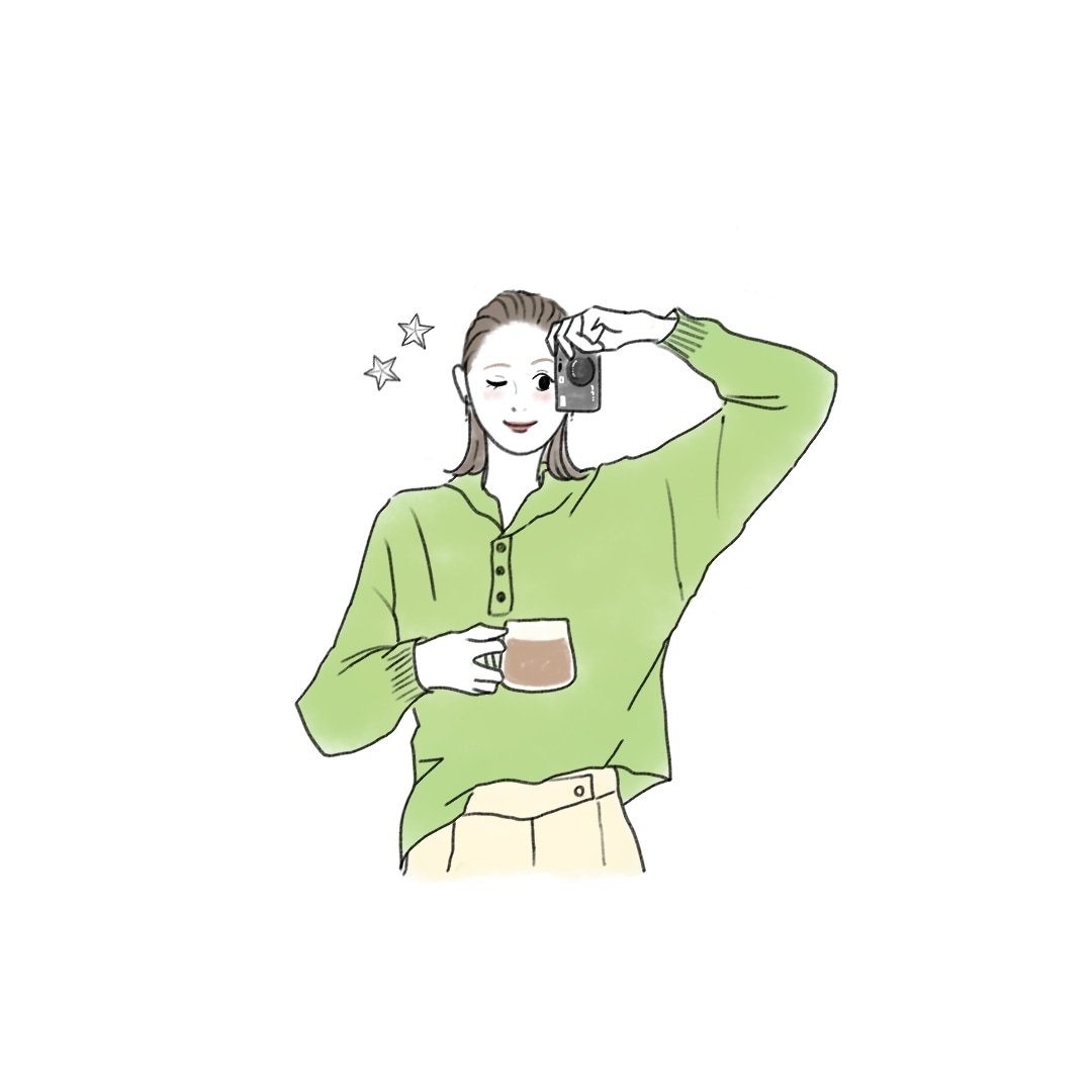 ふんわり感溢れるシンプルイラストお描きします 【背景カラー、文字入れ追加料金なし】 イメージ10