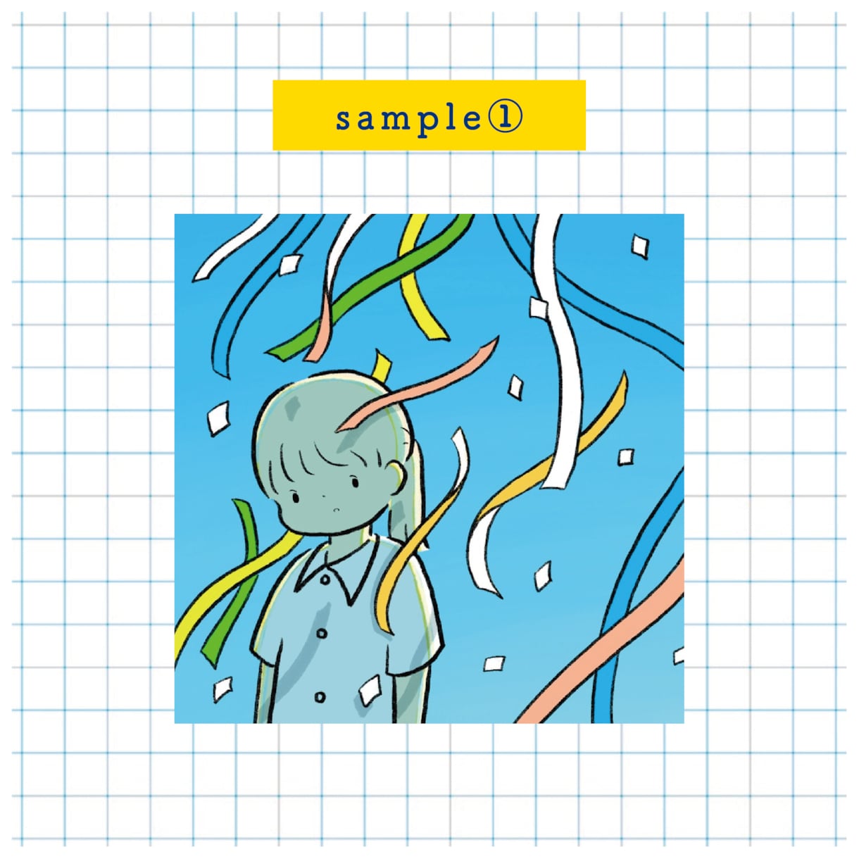 シンプルで優しい世界観のイラスト描きます オリジナルの世界観で描かれる優しいイラストをあなたに！ イメージ2