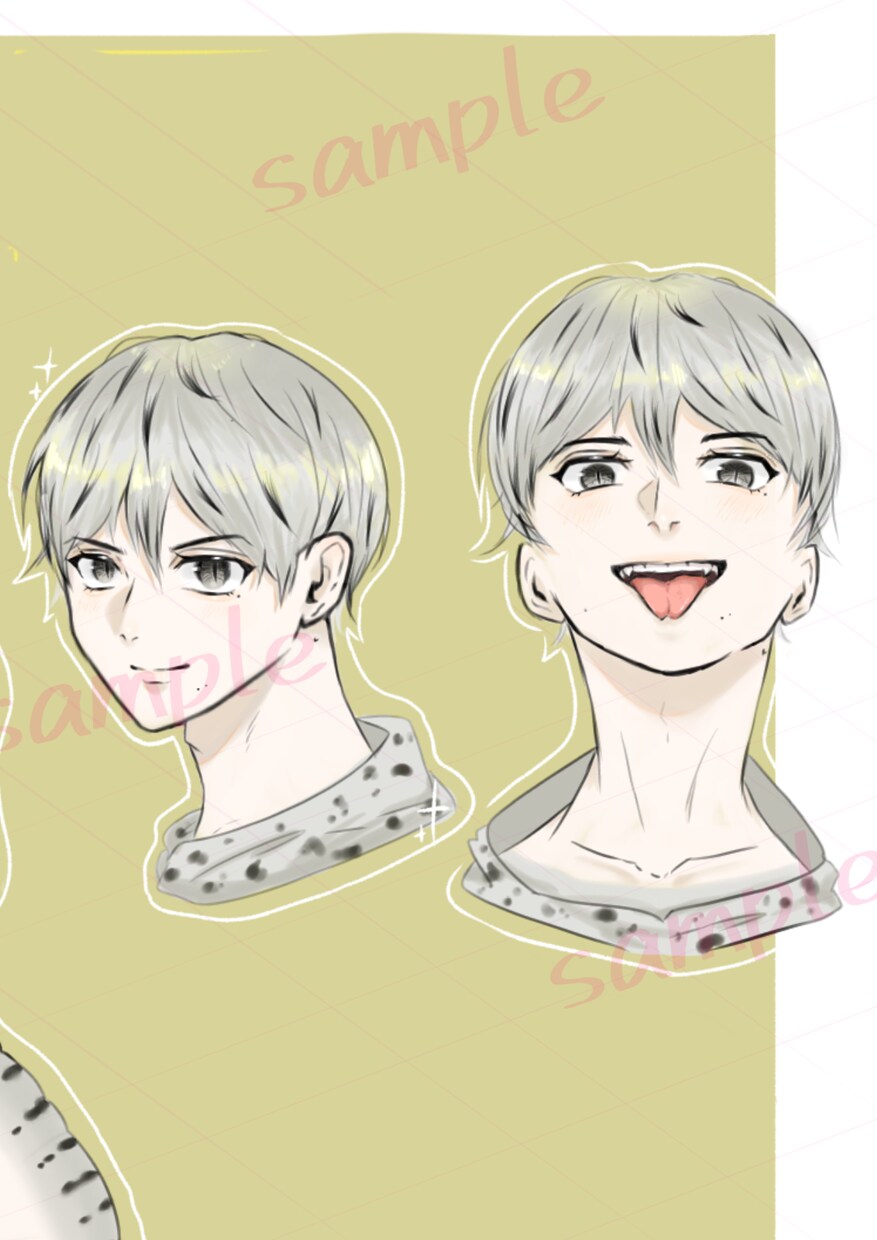 アイコンなどのキャラクターを描きます アイコンようキャラクターなどを描きます！！！ イメージ8
