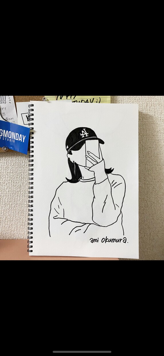 お写真をシンプルなイラストにします 模写で、お洒落なイラストを提供します！ イメージ8