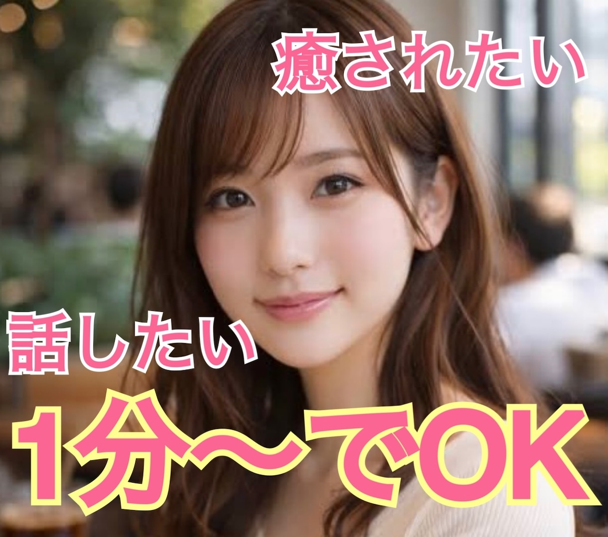 今すぐOK.あなたの疲れた心に寄り添います 疲れたな〜癒されたいな〜話したいな〜そんな時に電話しませんか イメージ1