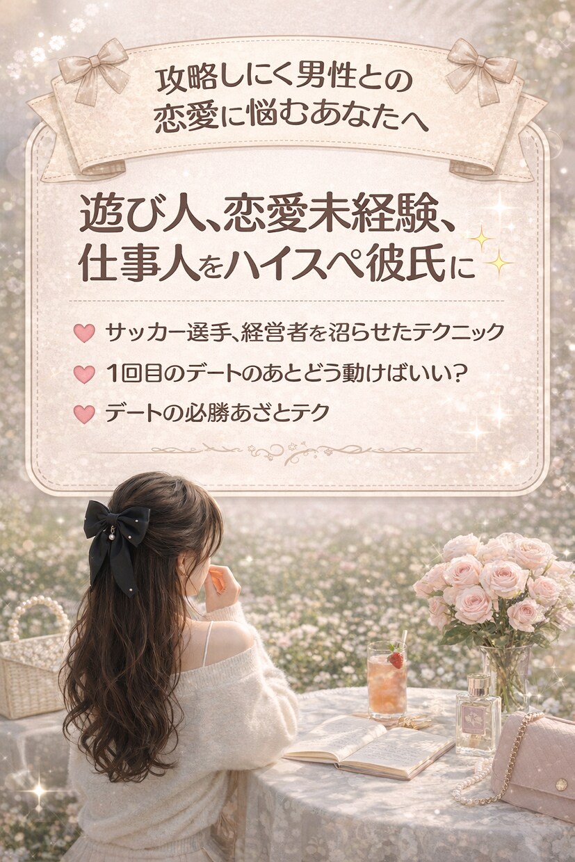 10往復！難しい恋、デート、返信相談のります 遊び人、恋愛興味無しな人、どんな恋でも百発百中！ イメージ1