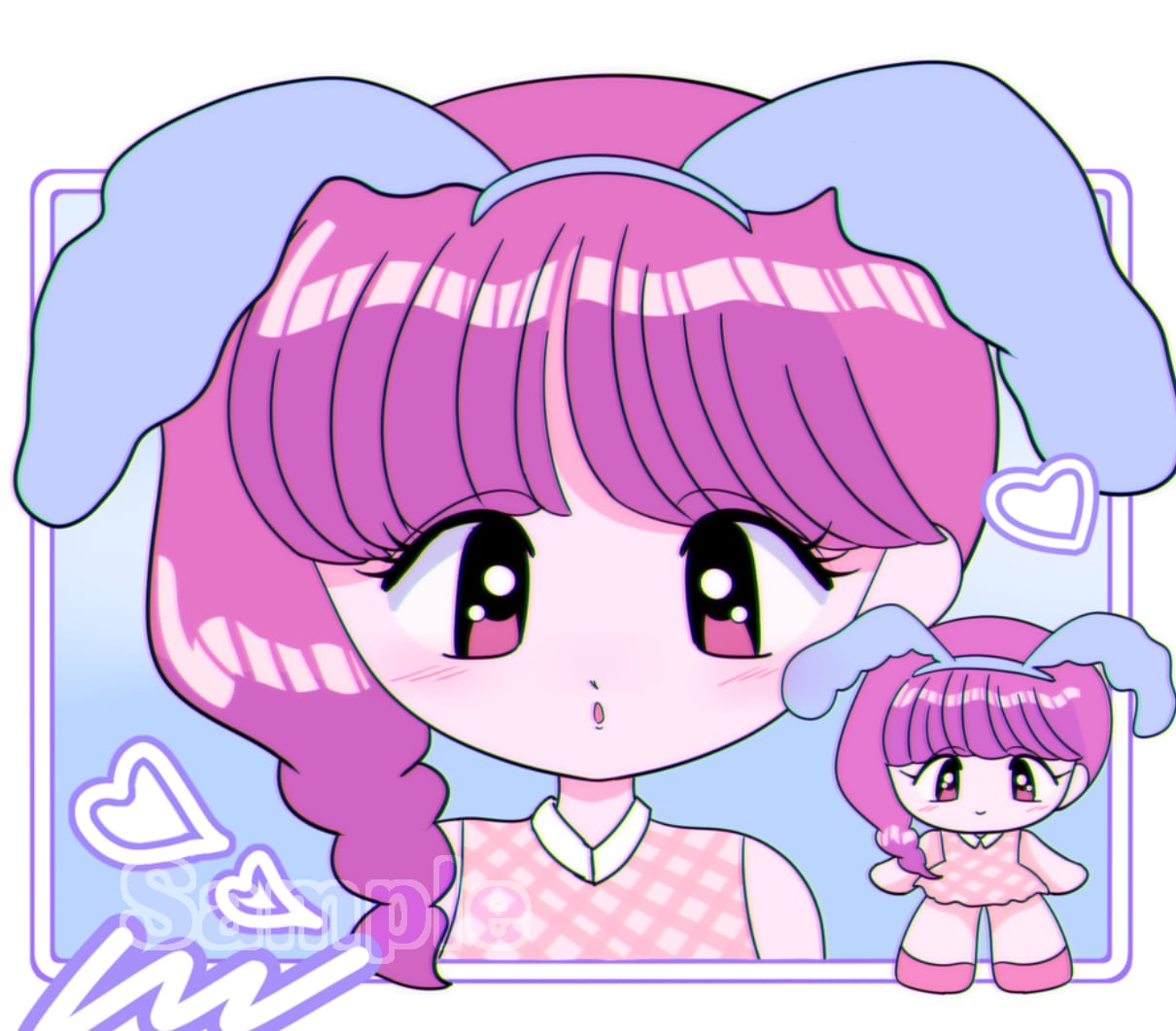 リテイク無し・あなたのOC可愛く描きます あなたのOC可愛く描きます♪二次利用OK★ イメージ1