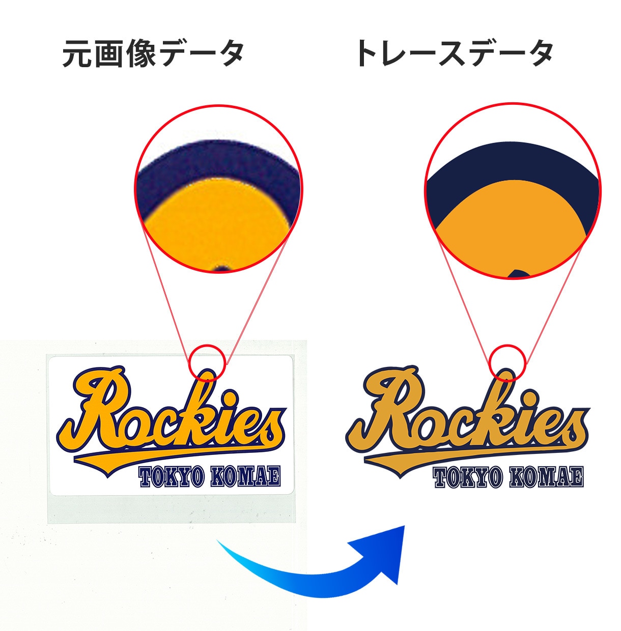 画像からAIデータ(印刷用データ)を作成します Illustratorで迅速・丁寧にトレースします！ イメージ6