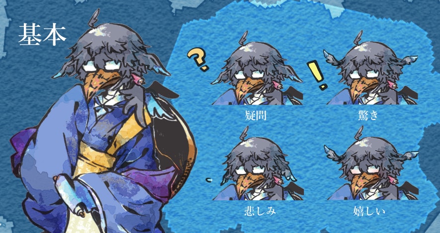 TRPG等、創作キャラの立ち絵イラストを制作します TRPG、ゲームや動画等にも！貴方だけの立ち絵を提供します イメージ5