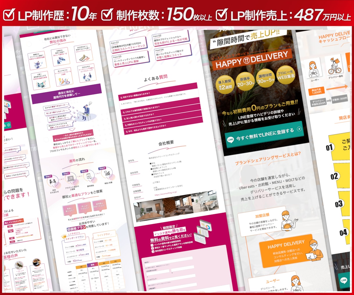 格安即納｜反応率/集客力/訴求力が高いLP作ります 高品質なのに格安でランディングページが作れるのはココだけ！ イメージ4