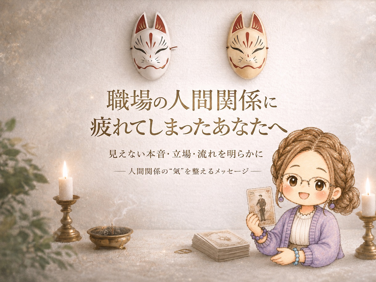 職場の人間関係をルノルマンで読み解きます 人間関係の流れと影響を整理し、職場環境を客観的に鑑定します イメージ1
