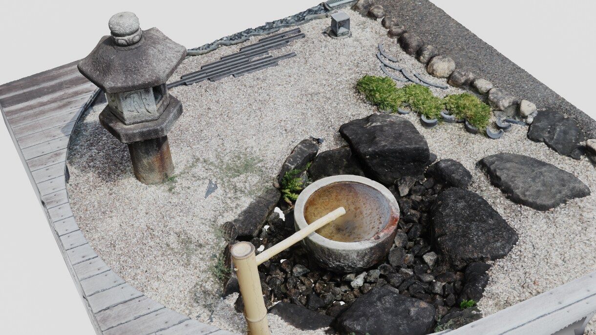 3DCGでデジタルアーカイブを行います 高精細カメラおよびドローン撮影の写真から3DCGを作成します イメージ3