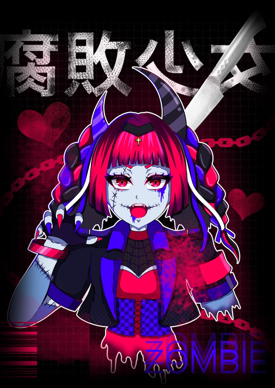 サブカル系イラスト描きます サイバーパンク、アメコミ、ポップなどサブカル系イラスト イメージ3