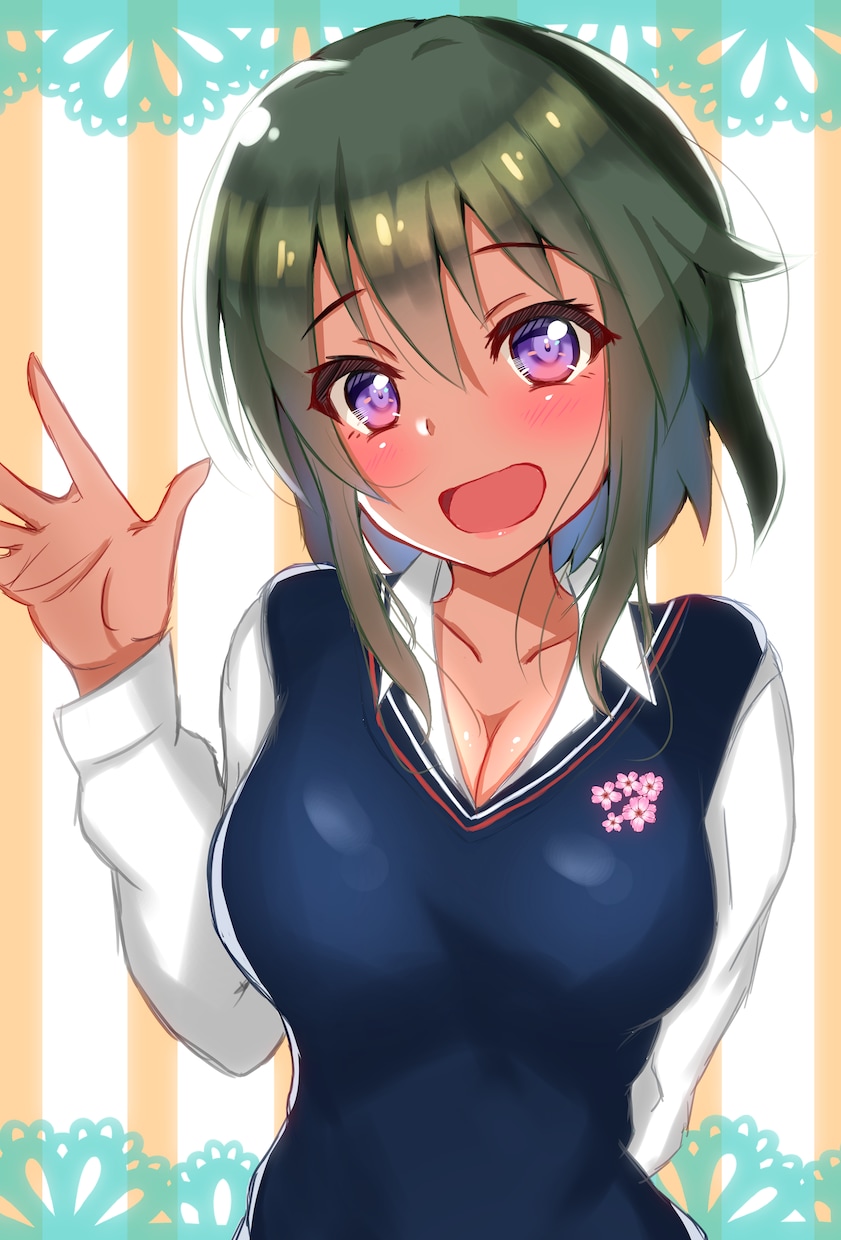 安い価格で萌え系キャラクターイラスト描きます キャラクターイラストを描きます！女の子キャラ限定(_ _) イメージ1