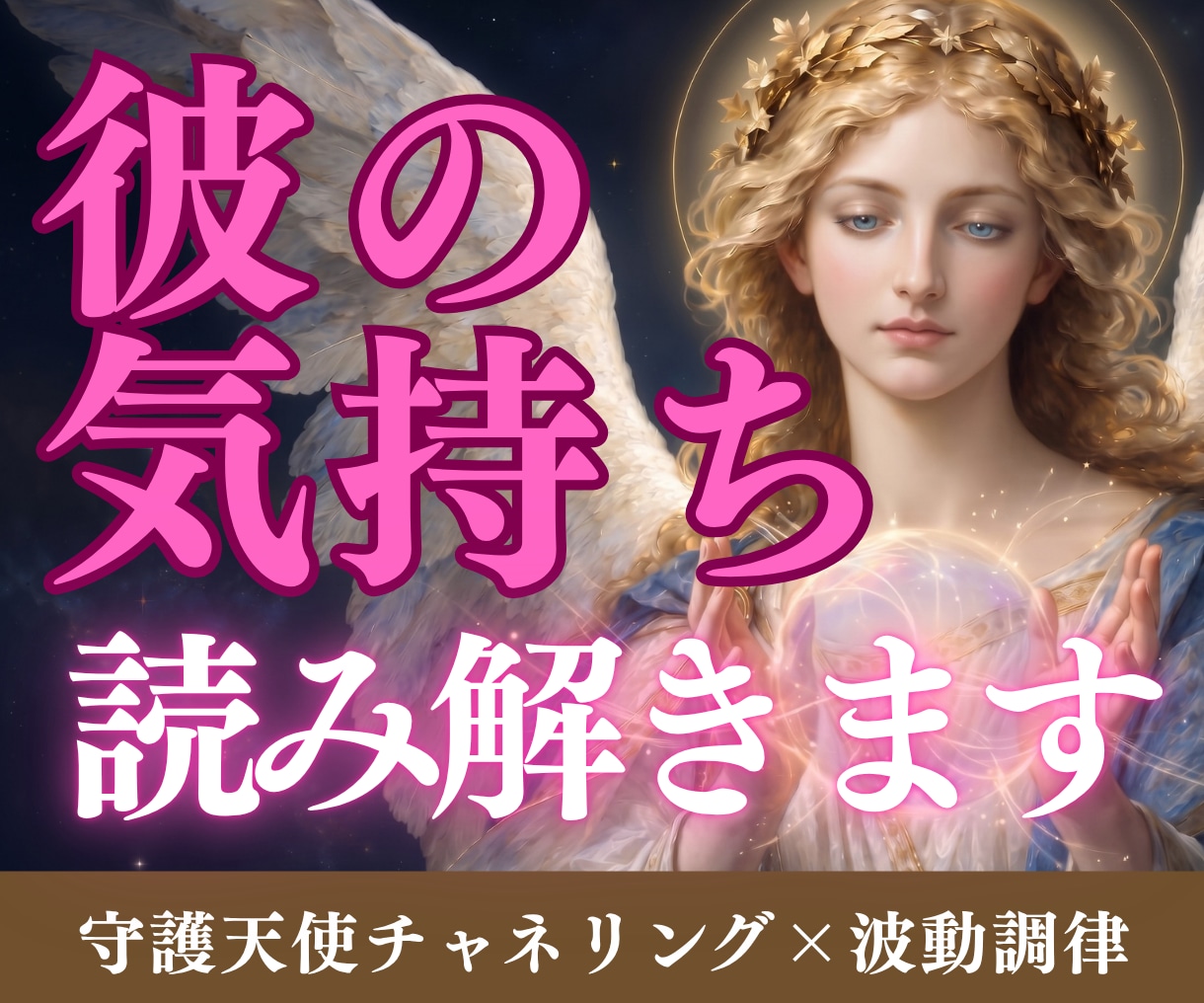 彼の隠してる本音を守護天使に聞きます ”既読スルー”の彼の気持ちと恋愛がうまく行く波動修正します イメージ1