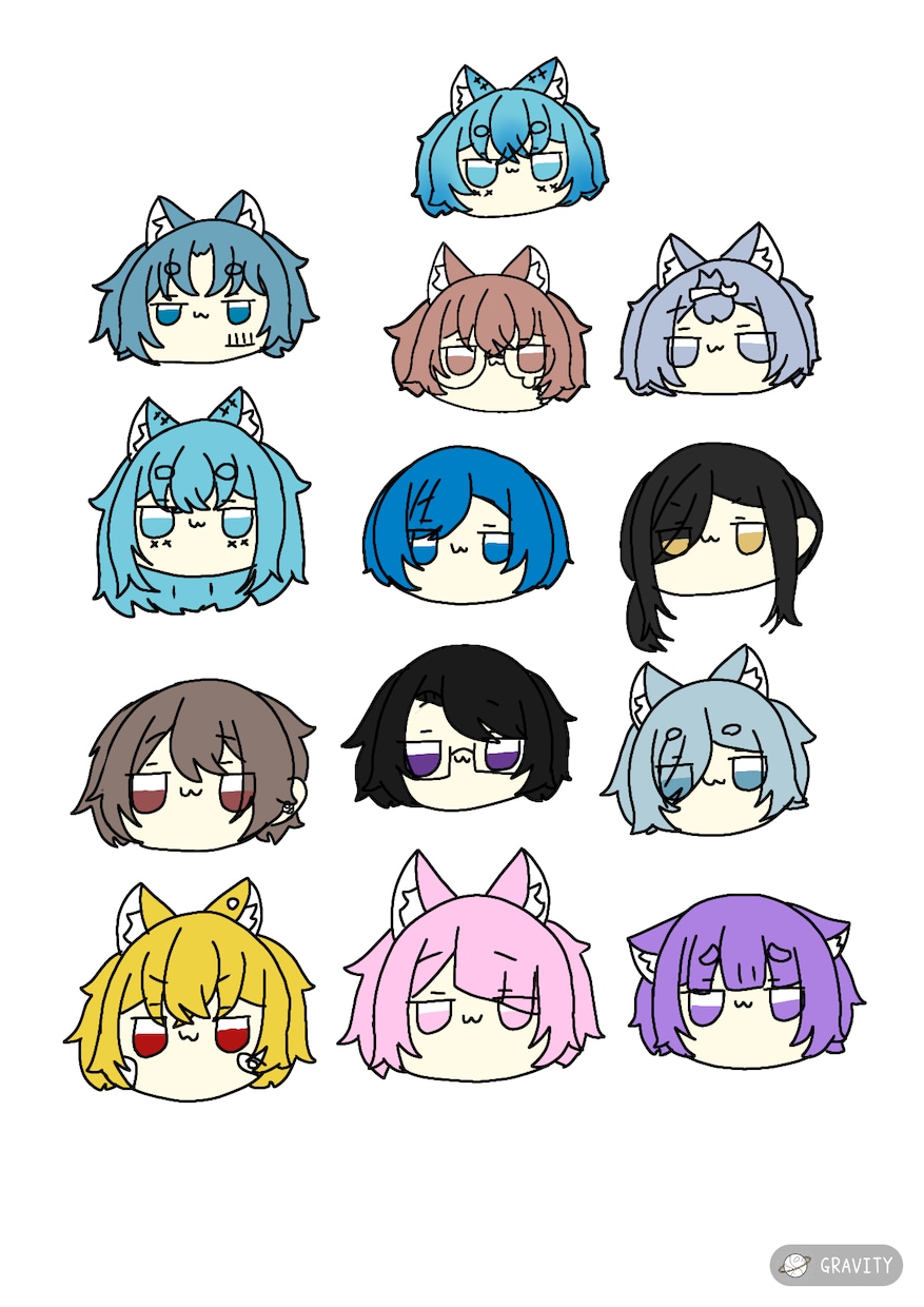 ミニキャライラストを描きます あなた好みなミニキャラを一緒に作りませんか？ イメージ1