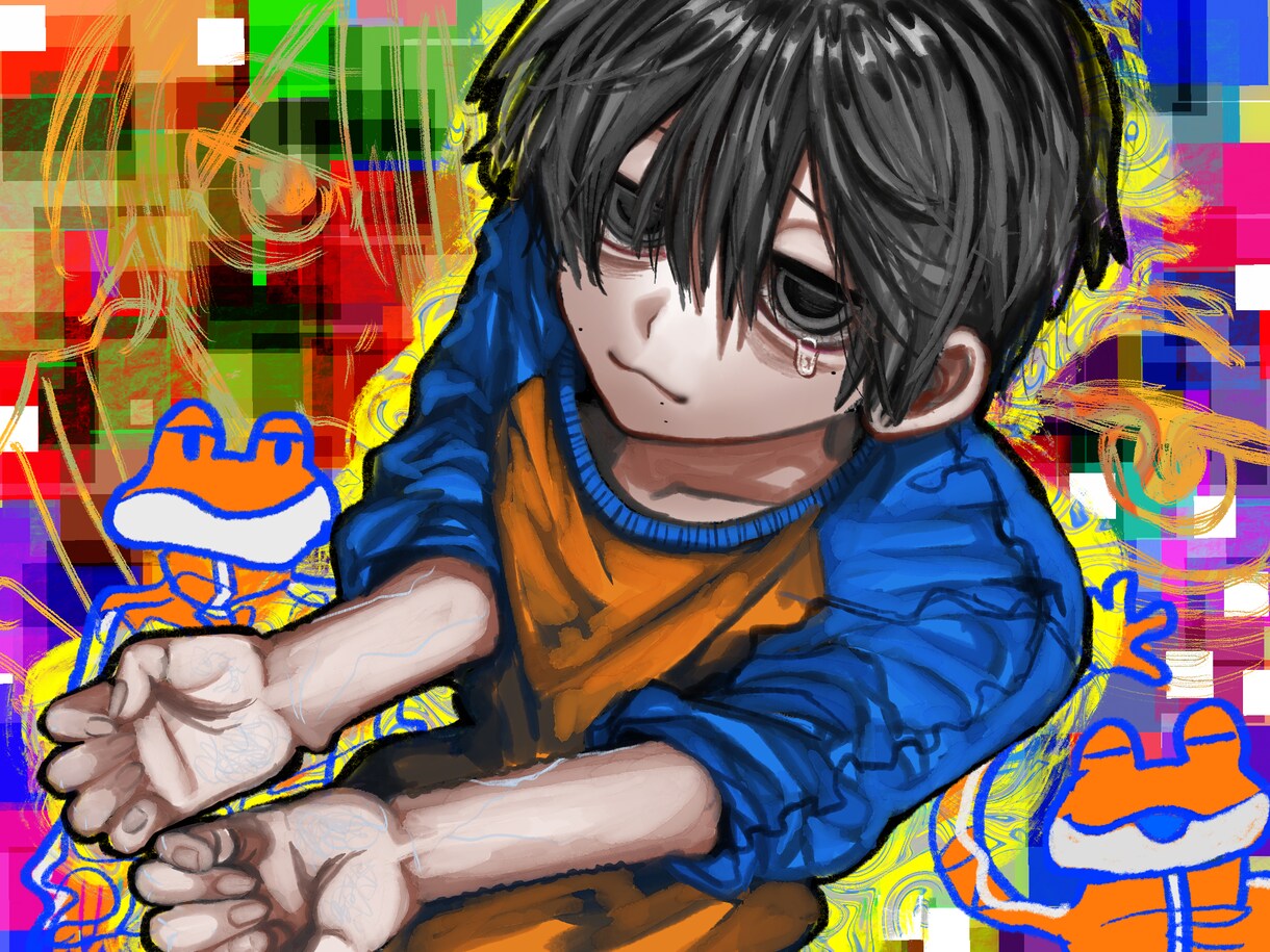 何処か影がある可愛い、かっこいいイラストを描きます 個性のある自分だけの厚塗りイラスト、欲しくないですか？ イメージ7