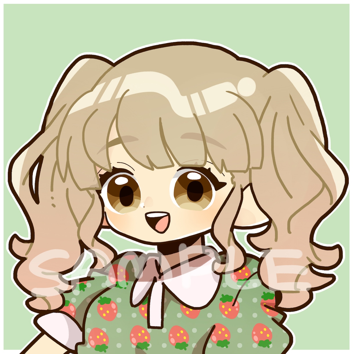 かわいいアイコン・イラスト描きます 修正何度でも◎！SNSなどにご活用ください！ イメージ5