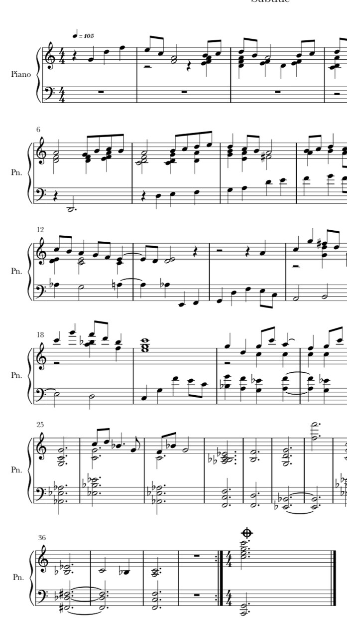 簡単な楽譜作り、作曲もします 音大生がパソコンで楽譜を作り、最短1日でPDF送付します イメージ3