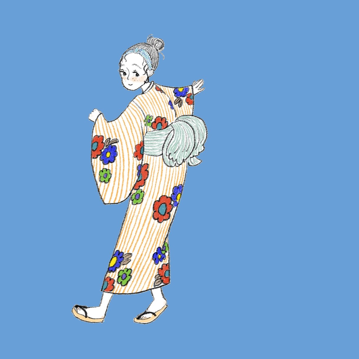 かわいい人物・キャラクターイラスト作成致します アイコン/HP用/ハガキ/YouTube用/記念日 イメージ6