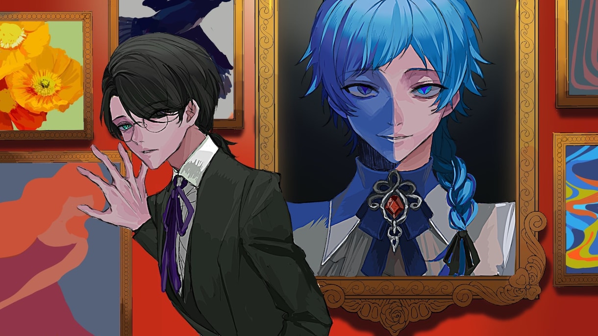 クールなMVイラスト描きます 丸投げOKです。構図考案から完成まで丁寧にお手伝いします。 イメージ7