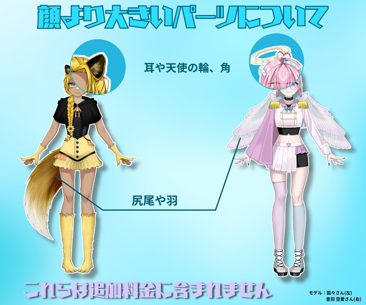立ち絵制作いたします Vtuberや歌い手等幅広く使用できる立ち絵を制作します イメージ5