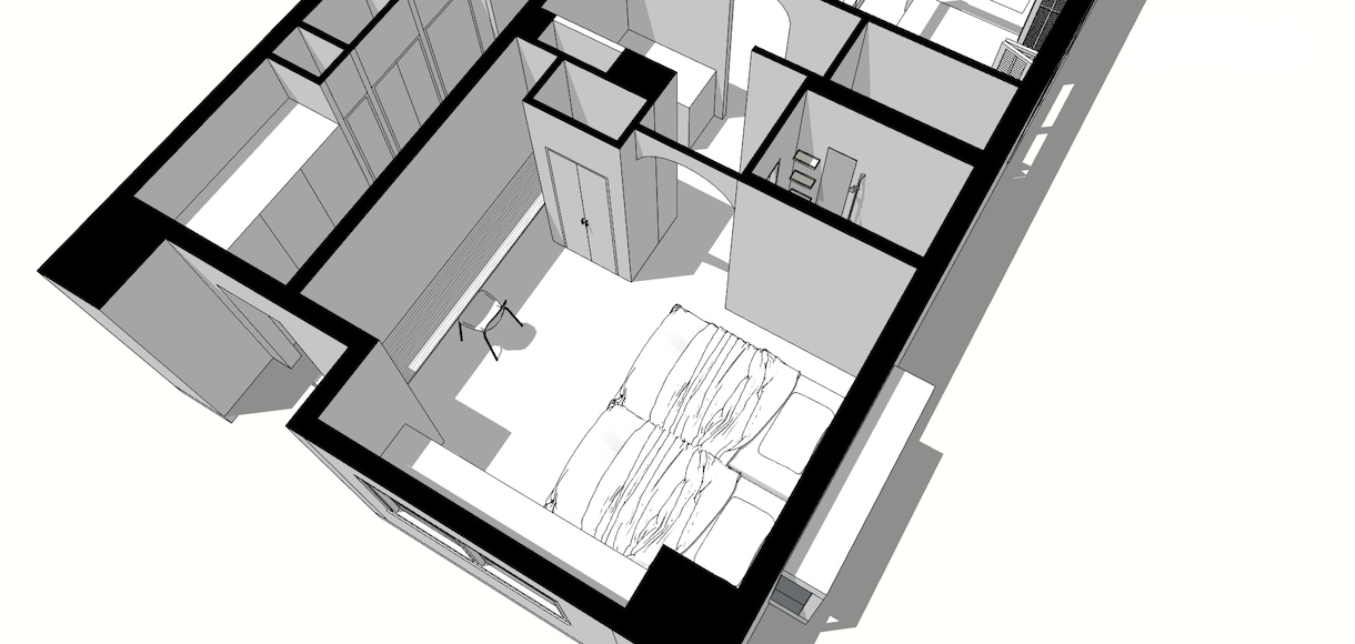 ボリューム感が分かりやすい3D図面を作成します お客様へのプレゼンや現場への説明にとても便利です！ イメージ2